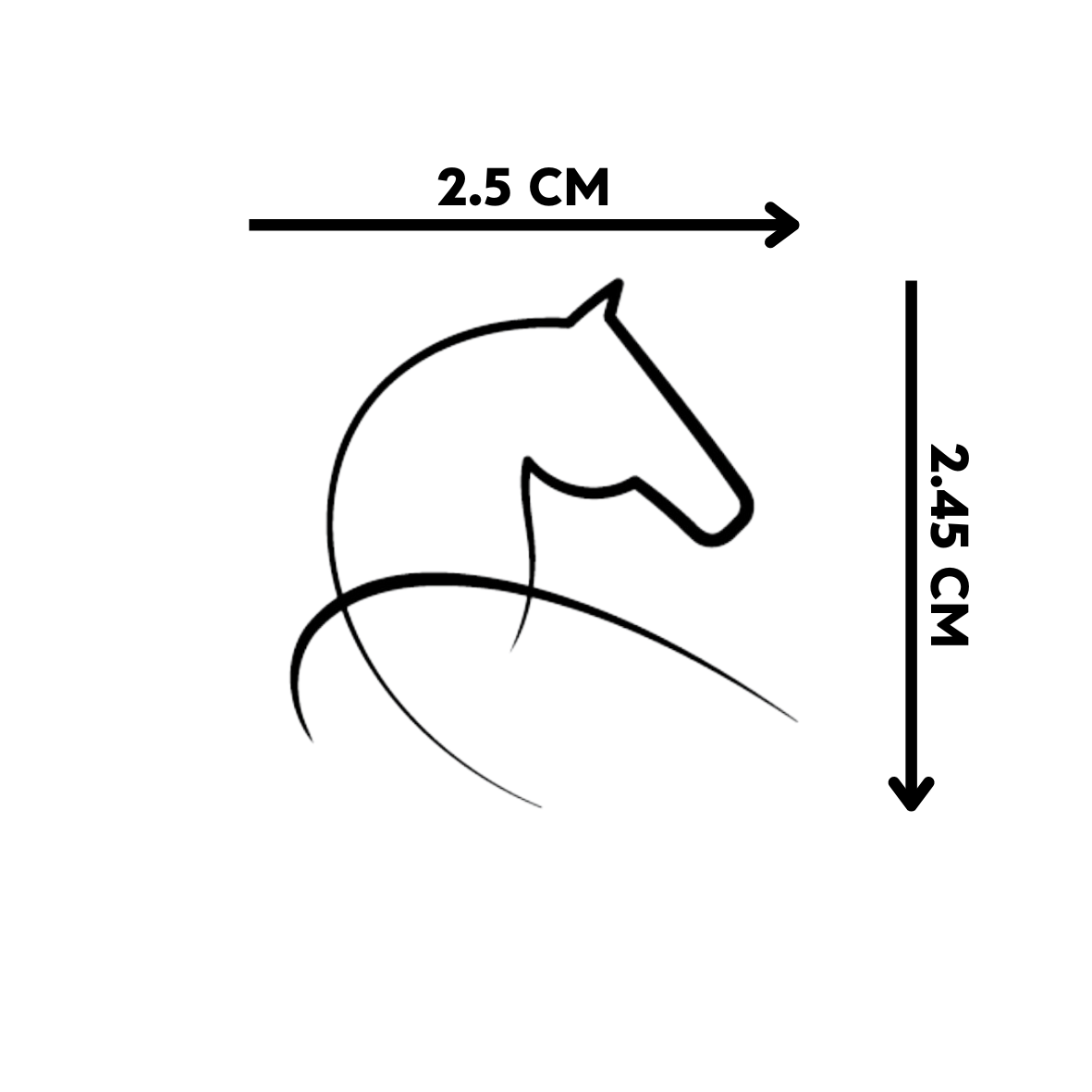 קעקוע סוס ציורי