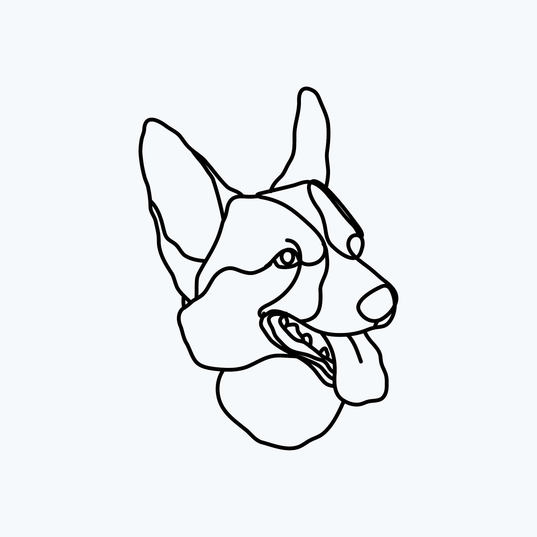 קעקוע כלב נאמן