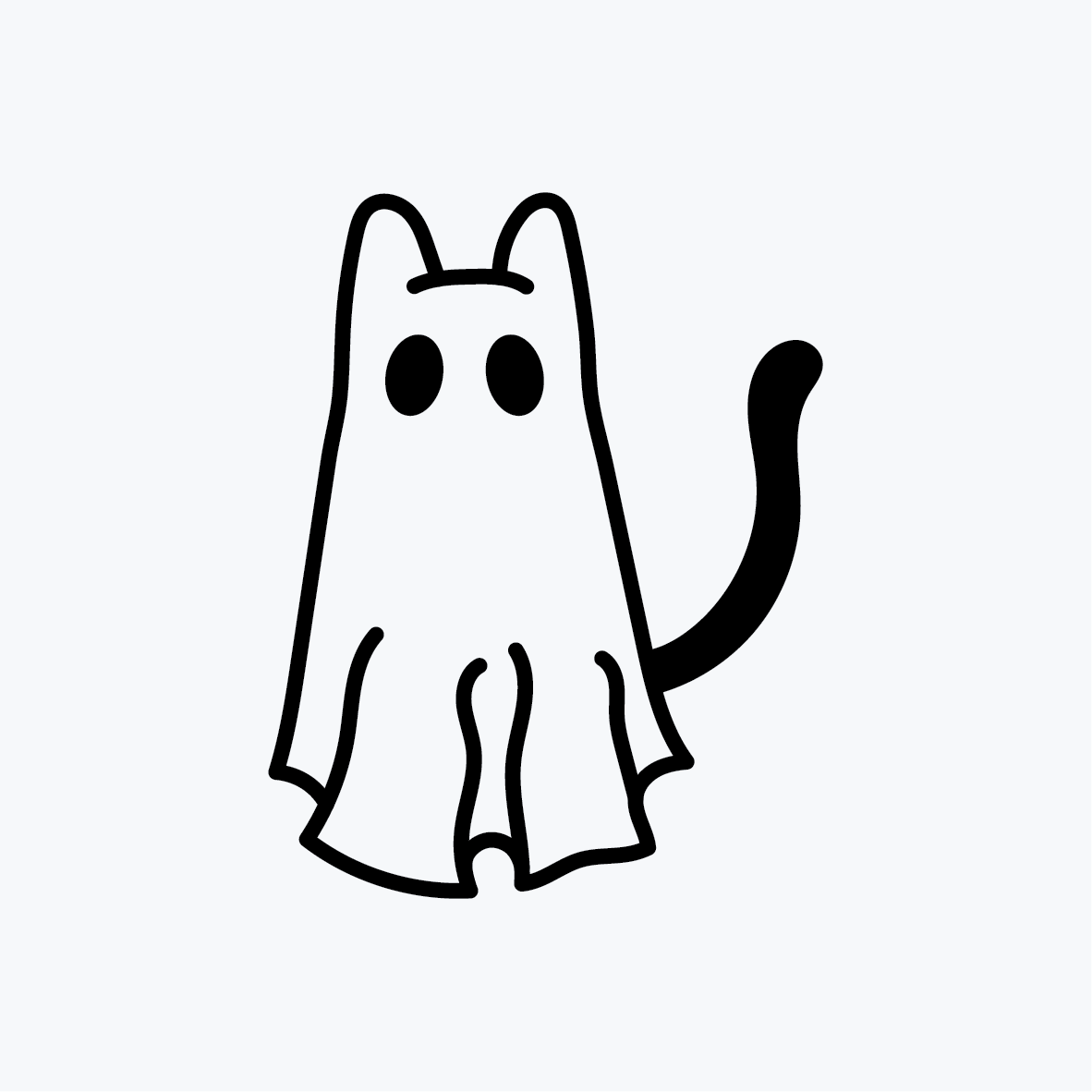 קעקוע רוח רפאים חתולי