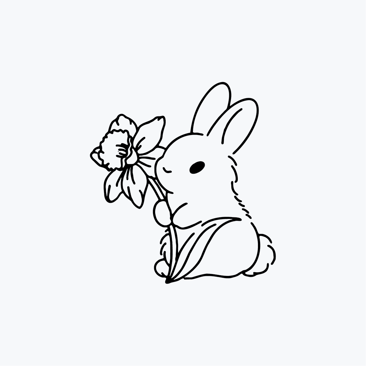 קעקוע ארנב ג'נטלמן