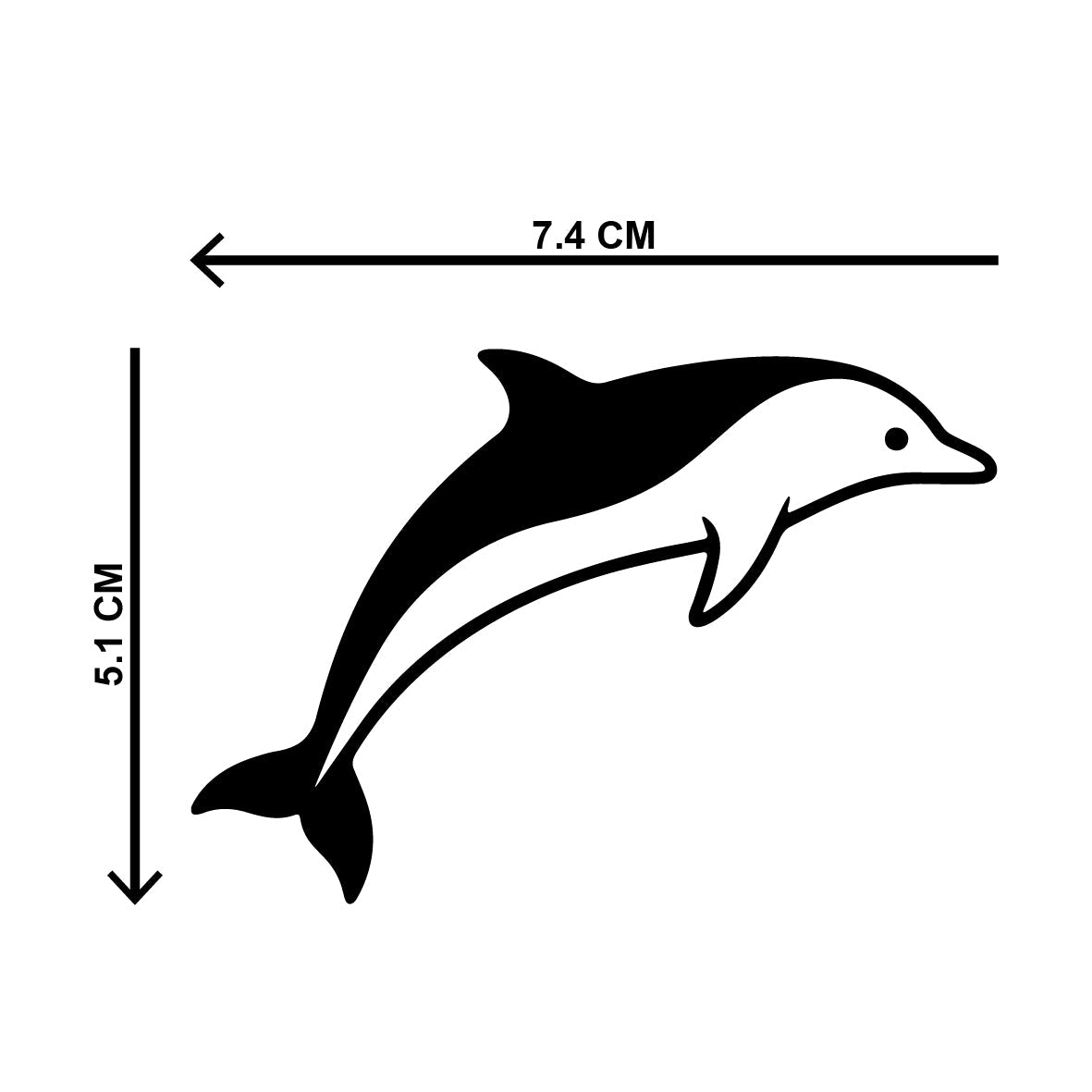 קעקוע דולפין קופץ