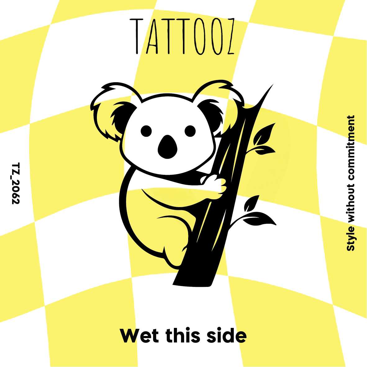 קעקוע קואלה מטפס