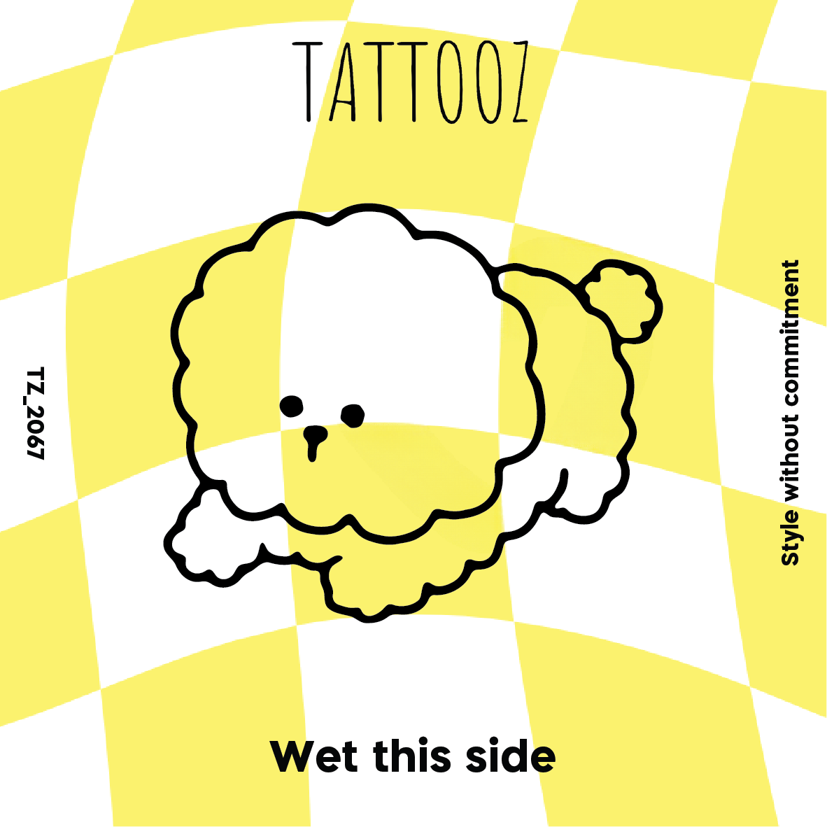 קעקוע כלב פלאפי