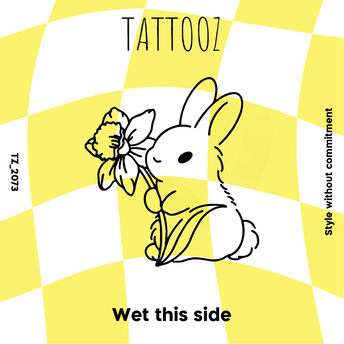 קעקוע ארנב ג'נטלמן