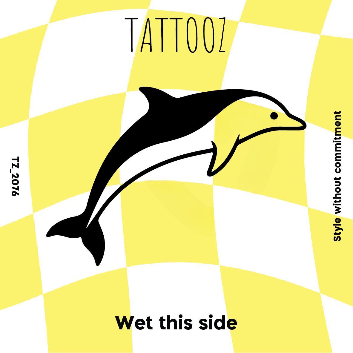 קעקוע דולפין קופץ