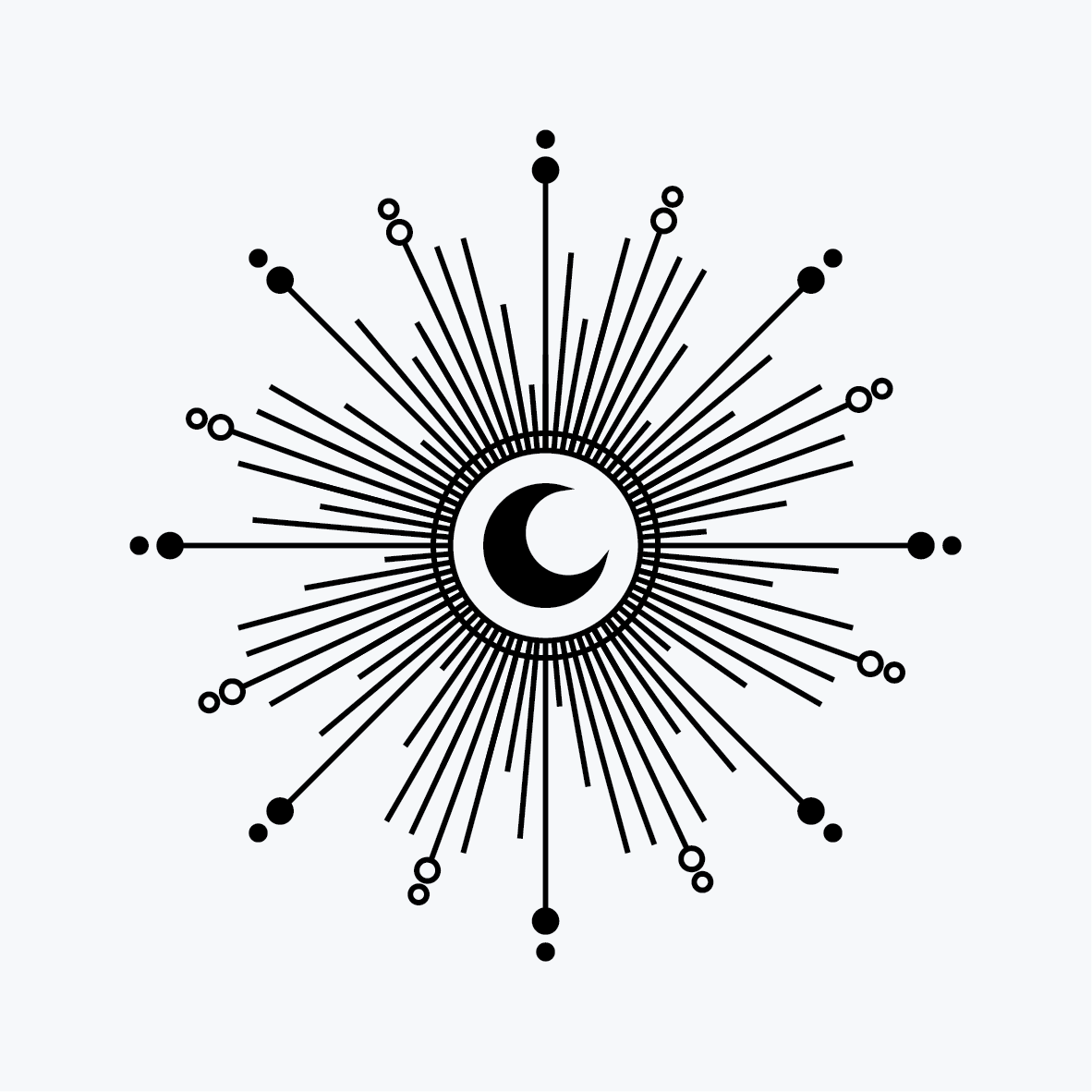 קעקוע אנרגיה של הירח