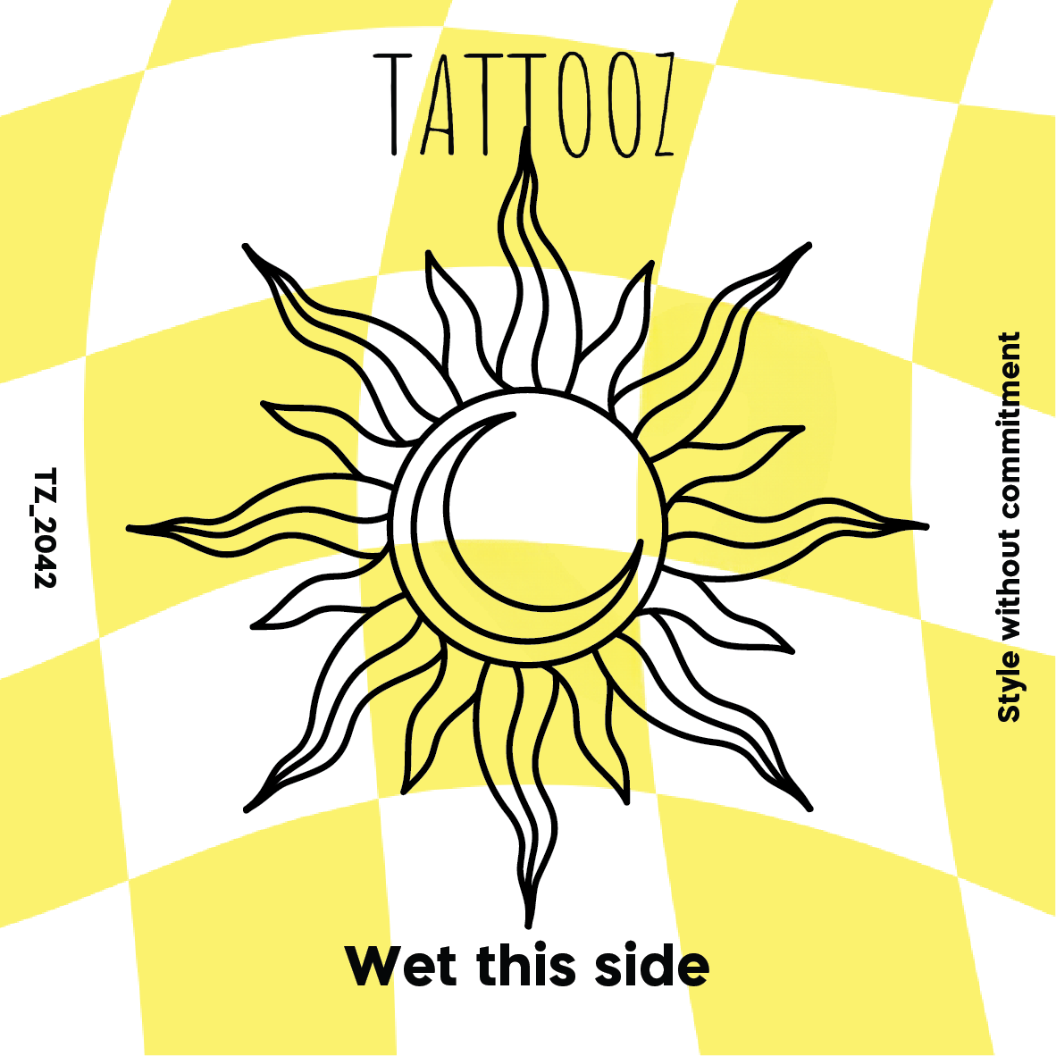 קעקוע איזון שמש וירח