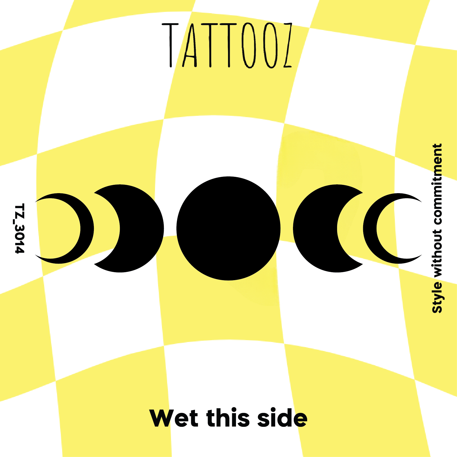 קעקוע צורות הירח