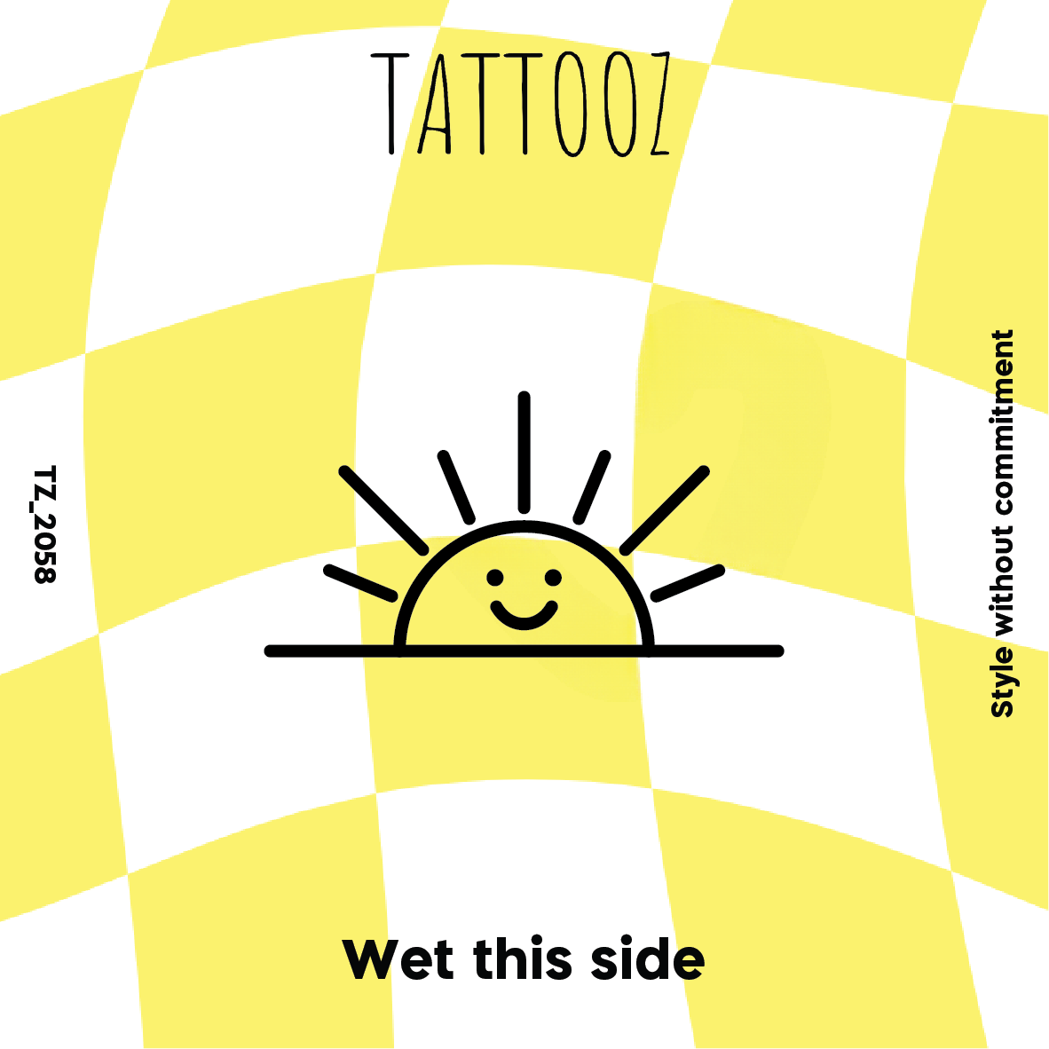 קעקוע שקיעה שמחה